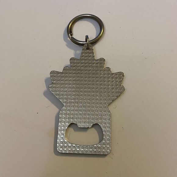Canada Enamel Maple Leaf Keychain Bottle Opener Charm Single Sided Souvenir - Picture 5 of 6
